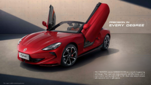 MG Cyberster a Future an Electric car in Delhi