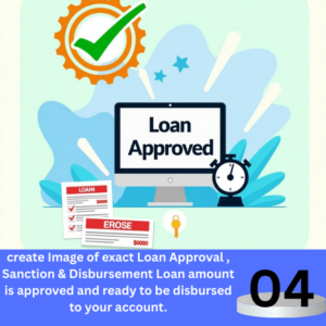 Approval , Sanction & Disbursement